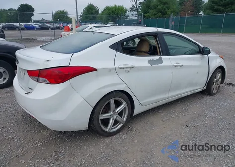 2012 Hyundai Elantra Limited из США, поврежденный, VIN 5NPDH4AE9CH098996